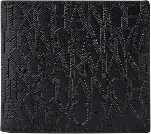 حذاء Armani Exchange للرجال Jim SLG ثنائي الطي مع بطاقة ائتمان، أسود، مقاس واحد in Saudi Arabia