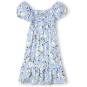 The Children's Place girls Mommy And Me Floral Smocked Dress