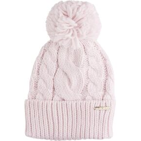 Women's Super Cable Knit Cuff Pom Beanie in Kuwait