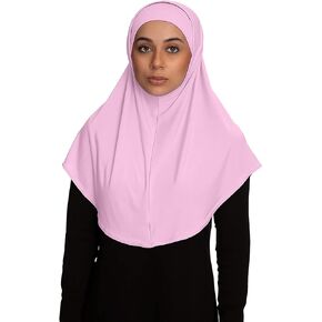TheHijabStore.com Women's Amira Hijab 2 Piece with Tube Under Scarf Cap- Soft Polyester Princess Ready to Wear Instant Scarf