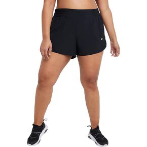 Champion Women's Sport Shorts, Moisture Wicking, Lightweight Sport Shorts for Women, 4" (Plus Size Available) in Saudi Arabia