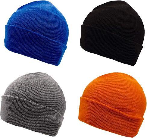 قبعات صغيرة شتوية محبوكة ناعمة للجنسين من 4 قطع من اووز in Kuwait