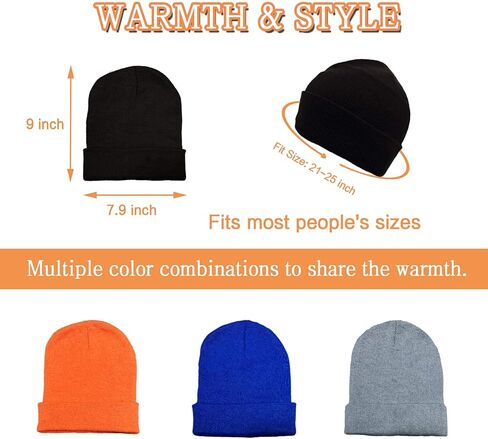 قبعات صغيرة شتوية محبوكة ناعمة للجنسين من 4 قطع من اووز in Kuwait