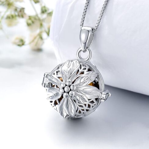 PLATYCO هولي الروائح الناشر قلادة 925 الفضة الاسترليني الزيوت العطرية الناشر قلادة مجموعة هدية للنساء الفتيات، 7 قطع الصخور الحمم البركانية، 20 + 2 "سلسلة مربع in Kuwait