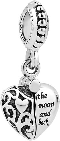 NARTGO I Love You To The Moon وحلية خلفية متوافقة مع أساور Pandora Charms in Kuwait