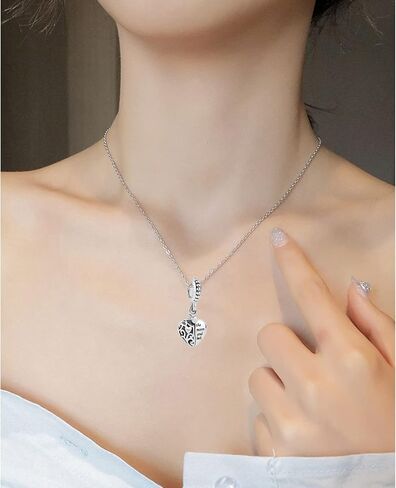 NARTGO I Love You To The Moon وحلية خلفية متوافقة مع أساور Pandora Charms in Kuwait