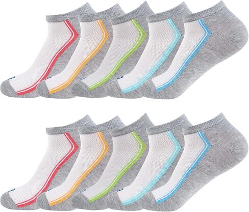 Keds Women's Breathable Low Cut Socks (10 Pair), Assorted, One Size, Assorted, One size in Saudi Arabia