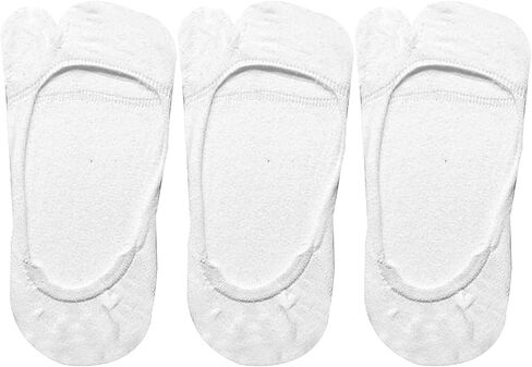 Women Tabi No Show Socks, Non Slip Flip Flop Socks Low Cut Japanese Tabi Toe Socks, 3 Pairs in Saudi Arabia