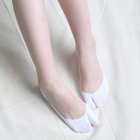 Women Tabi No Show Socks, Non Slip Flip Flop Socks Low Cut Japanese Tabi Toe Socks, 3 Pairs in Saudi Arabia