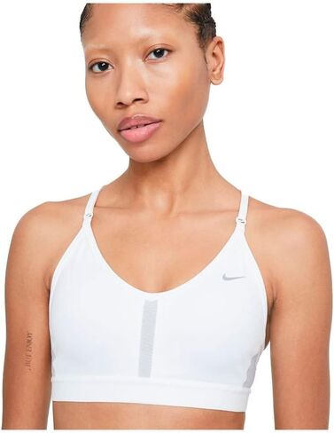 Nike Indy Bra V-Neck White/Grey Fog/Particle Grey SM in Saudi Arabia