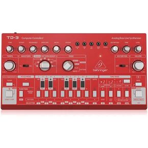 Behringer TD-3-RD Analog Bass Line Synthesizer - Red