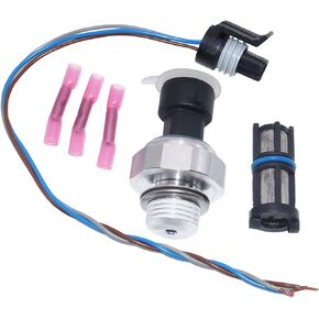 Engine Oil Pressure Sensor Switch Sending Unit with Screen Filter and Plug D1846A Compatible with Chevrolet Chevy Silverado GMC Sierra Cadillac Escalade Buick Lacrosse 03-08 4.8 5.3L 6.0L 6.2L