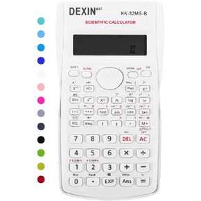 Scientific Calculators Desktop, Scientific Calculators for Students, Scientific Calculator 240 Functions 2 Line 10+2 Digits, Desk Math Calculator for School (White)
