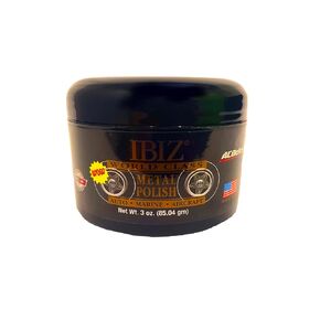 IBIZ® Metal Polish - Rust Remover & Multiuse Cleaner - Specially formulated for use as Chrome Polish, Silver Polish, and All Other Metals!
