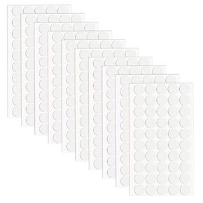 Adhesive Putty Round Sticky Poster Tacky Putty Reusable and Removable Double-Sided Stickers Wall Safe Mounting Putty for Hanging Pictures Poster Photo Frames (500, 0.8 Inch)