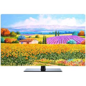 Indoor TV Dust Cover 32-75in TV Cover For LCD/LED Protective Cover Liquid Crystal Display Protective Case Dustproof TV Screen Protector Bedroom Living Room Decoration(Size:55in,Color:B)