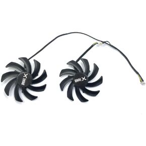 inRobert FD7010H12S 85mm Dual-X Fan for Sapphire HD7950 R9 270X 280X HD7870 HD7950 HD7850 HD6850 PNY NVIDIA GTX 1070 Graphics Card Cooling Fan