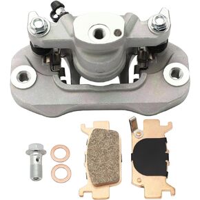 M MATI Rear Left Brake Caliper & Sintered Pad Kit for Honda Pioneer 1000 Talon 1000 1000X 1000R SXS1000 2016-2023 with Sintered Pad Kit 43150-HL4-A01 43150-HL6-A01