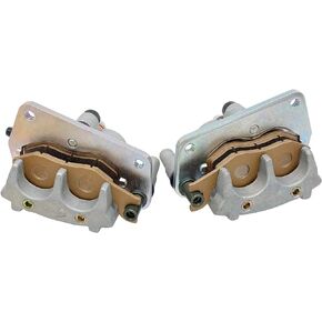 M MATI Front Left Right Brake Caliper for Yamaha YFZ450 2004-2020 Raptor 700 YFM700 2006-2020 5TG-2580T-11-00 5TG-2580U-11-00