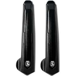 SILCA Tire Levers Premio | Set of Two | Forged Aluminum Minimalist Lever with co-Molded Non Marking Nylon Rim Protection | Bicycle Tire Levers