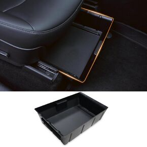 GSYLCMKP 2 قطعة صندوق منظم تخزين تحت المقعد لطراز تسلا Y 2023، صندوق TPE منظم صينية تخزين طراز تسلا Y ملحقات 2023 in Kuwait