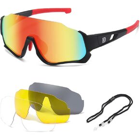 DUCO Polarized Kids Sunglasses Youth Baseball Sun Glasses Sports Teens Cycling Shades Boys Girls with 3 Lenses DK280 in Saudi Arabia