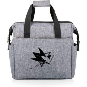 PICNIC TIME NHL San Jose Sharks On The Go Lunch Bag - Soft Cooler Lunch Box - Insulated Lunch Bag