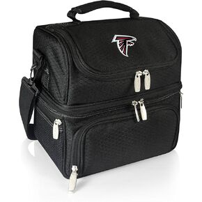 PICNIC TIME Black Atlanta Falcons Pranzo Lunch Tote