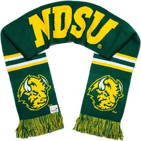 NDSU Bison Scarf - North Dakota State Classic Green Knitted