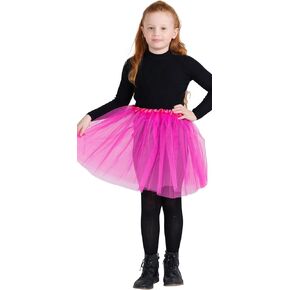 Dress Up America Tutu for Girls - 4 Layered Tulle Ballet Skirts - 15" Princess Tutu for Children and Toddlers