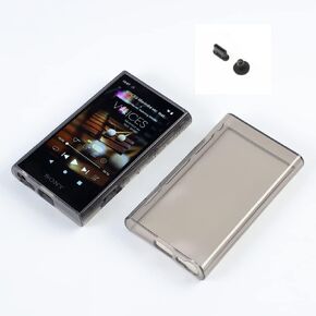 غطاء حماية ناعم وشفاف لهاتف Sony Walkman NW-A306 NW-A307 NW-A300 مع قابس غبار (شفاف)