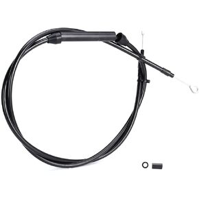 TIGERSAGTE Extended Clutch Cable for 2004-2020 Harley Sportster & 1986-2013 Sportster XL Models (Black, Stainless steel, 10", 67 1/4'')