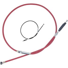 Amavoler 38.98 inch 99cm Clutch Cable with Adjuster Fit for 50cc 70cc 90cc 110cc 125cc Dirt Bike ATV Quad.(Red)