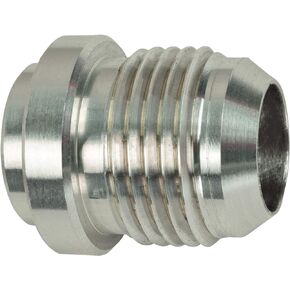 ICT Billet Aluminum -10AN Weld On Bung Male Hose End Nipple Weldable 10 AN Flare Thread Connector Fluid Designed & Manufactured in the USA Bare AN970-10A