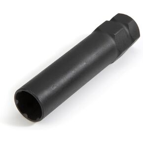 Steelman Pro 6-Spline 41/64-Inch Socket-Style Locking Lug Nut Key, Removes Spline-Style Aftermarket Lug Nuts, Durable, Thin-Walled (78539)