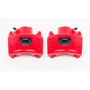 Power Stop Front S4600 Pair of High-Temp Red Powder Coated Calipers