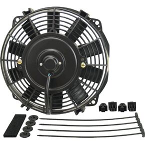 Derale 16908 8" Dyno-Cool High Performance Electric Fan, Black