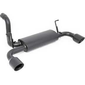 Rough Country Black Performance Dual Outlet Exhaust for 18-24 Jeep JL - 96003