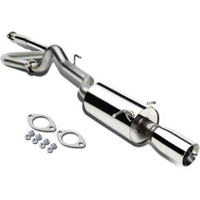 DNA MOTORING CBE-CCBT05-NRT Stainless Steel Cat Back Exhaust System [Compatible with 05-10 Chevy Cobalt 2.2L DOHC / 07-10 Pontiac G5 2.2L DOHC]