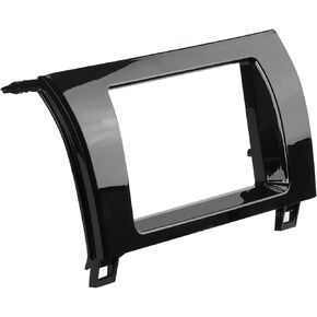 Scosche TA2073B Compatible with 2007-13 Toyota Tundra ISO Double DIN & DIN+Pocket Dash Kit, High Gloss Piano Black