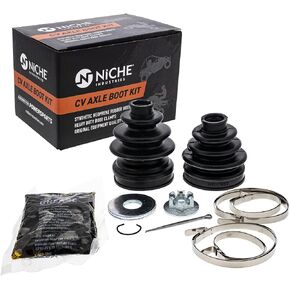 NICHE Front CV Axle Boot Kit For Yamaha Grizzly 350 400 Wolverine 450 5UH-2510H-00-00 3HN-2510H-00-00 UTV