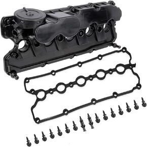 07K103469L Engine Valve Cover Assembly Replacement for 2005-2014 VW Jetta Beetle Golf Passat Rabbit 2.5L 264-907, 917-064, 07K103469D, 07K103469F Koomaha
