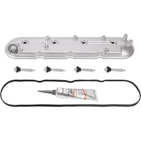 Driver Side Valve Cover with Gaskets - Compatible with 2011-2019 4.8L 5.3L 6.0L 6.2L Chevy Silverado, Suburban, Tahoe, Trailblazer, GMC Sierra, Yukon, Cadillac Escalade - Replace 12642655 264-969
