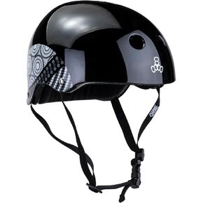 Triple Eight The Certified Sweatsaver Helmet for Skateboarding, BMX, Roller Derby and Roller Skating, Keegan Palmer, S/M