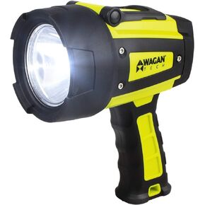Wagan EL4322 Brite-Nite WR600 USB Rechargeable LED Handheld Spotlight 600 Lumen LED Lights 3 Lighting Modes 7 Position Hanging Stand Waterproof for Marine Boat Camping Country Farm Gift