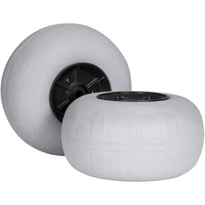 Wilderness Systems 13" Beach Wheels | Pair - for Heavy Duty Kayak Cart | Replacement Kayak Cart Wheels | Grey (8070172)