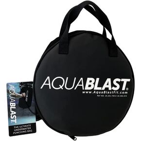 AquaBLAST Portable Fitness and Punching Bag for Swimming Pools for a Total-Body, Low-Impact Workout Using Water Resistance & Weight; Sets Up in 30 Seconds & Take It Anywhere.