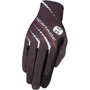 Heritage Solara Equestrian Riding Gloves - Black Size 7