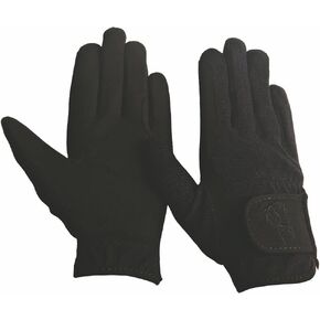 TuffRider Children's Performance Gloves (Black, M)