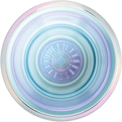 PopSockets PopGrip - توسيع الحامل والقبضة مع جزء علوي قابل للتبديل - شفاف قزحي الألوان in Kuwait